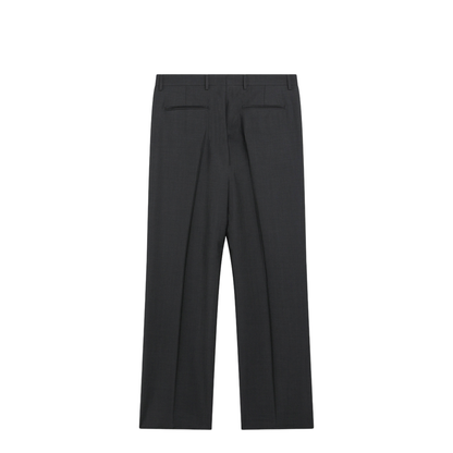 Gray Wool-Blend Pants - Image 2