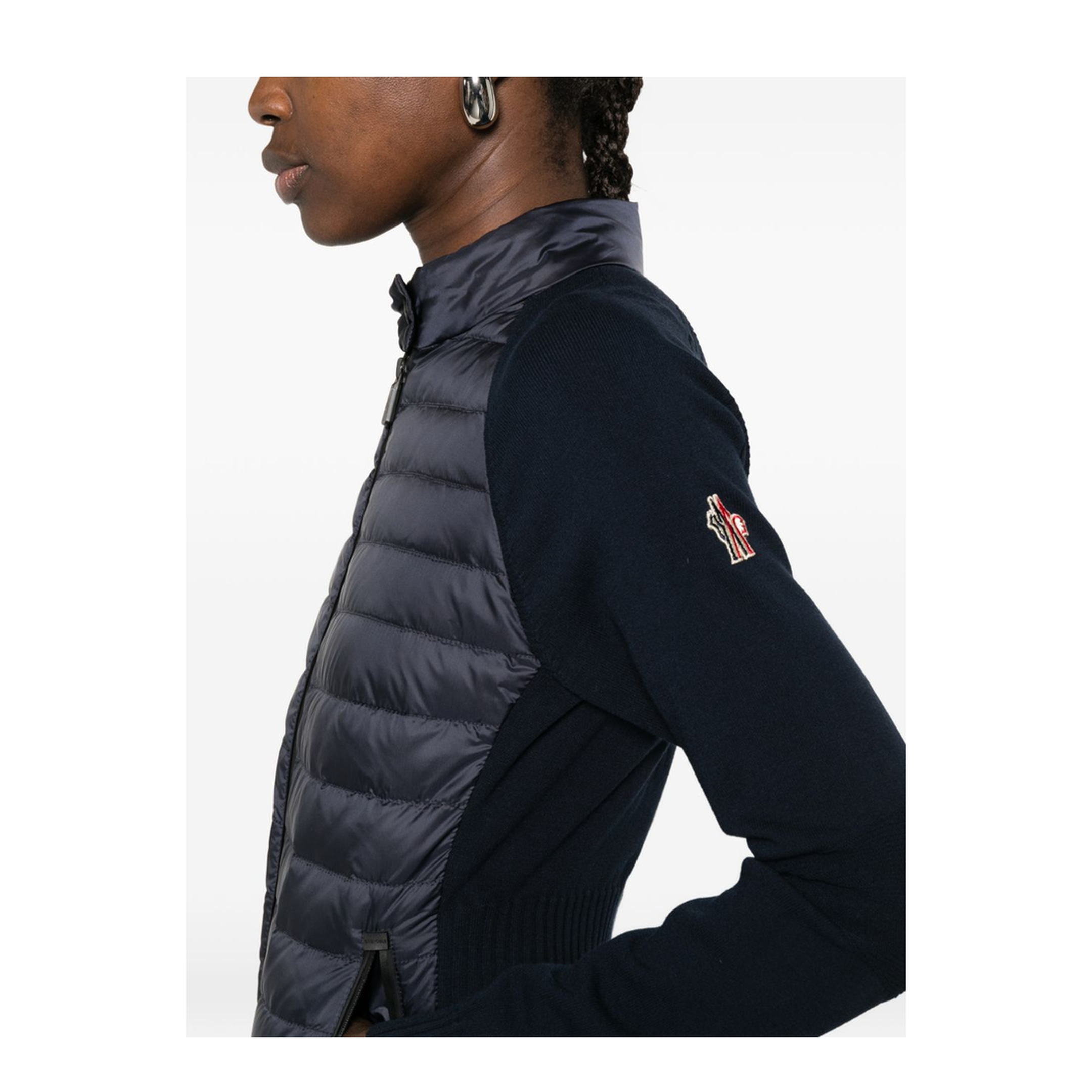 Navy Blue Knit Cardigan - Image 2
