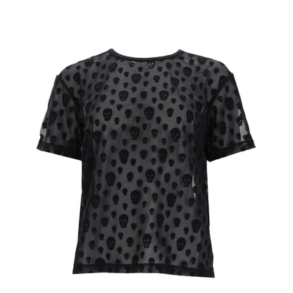 T-Shirt With Skull Pattern - Image 1