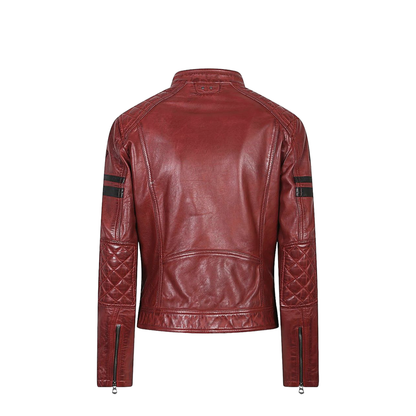 Walkora Leather Moto Jacket - Image 4