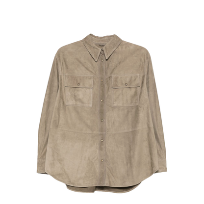 Suede Shirt - Grey - Image 1