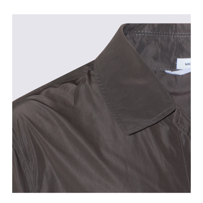 Logo-Print Single-Breasted Coat - Image 8