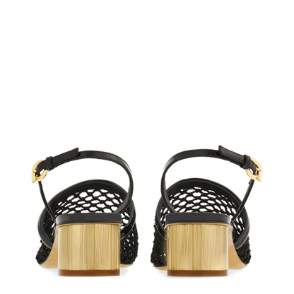 KAY 40 MESH AND LEATHER SLINGBACK - Image 4