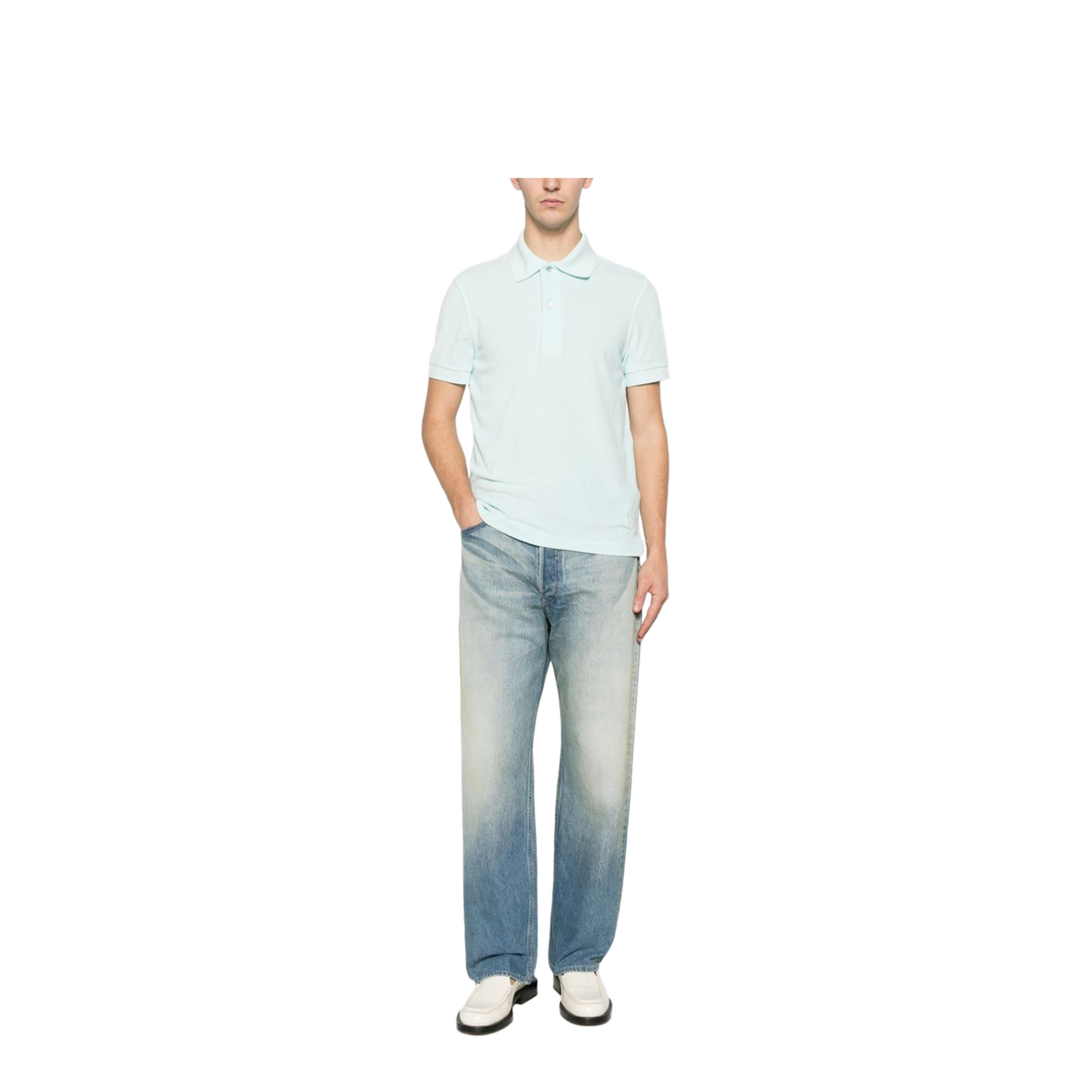 Clear Blue T-shirts and Polos - Image 3