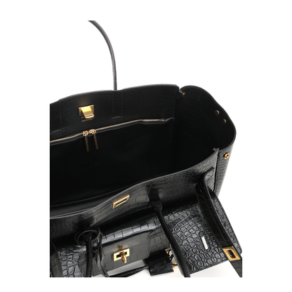 Carry All Bel Air Medium Bag in Black - Image 2