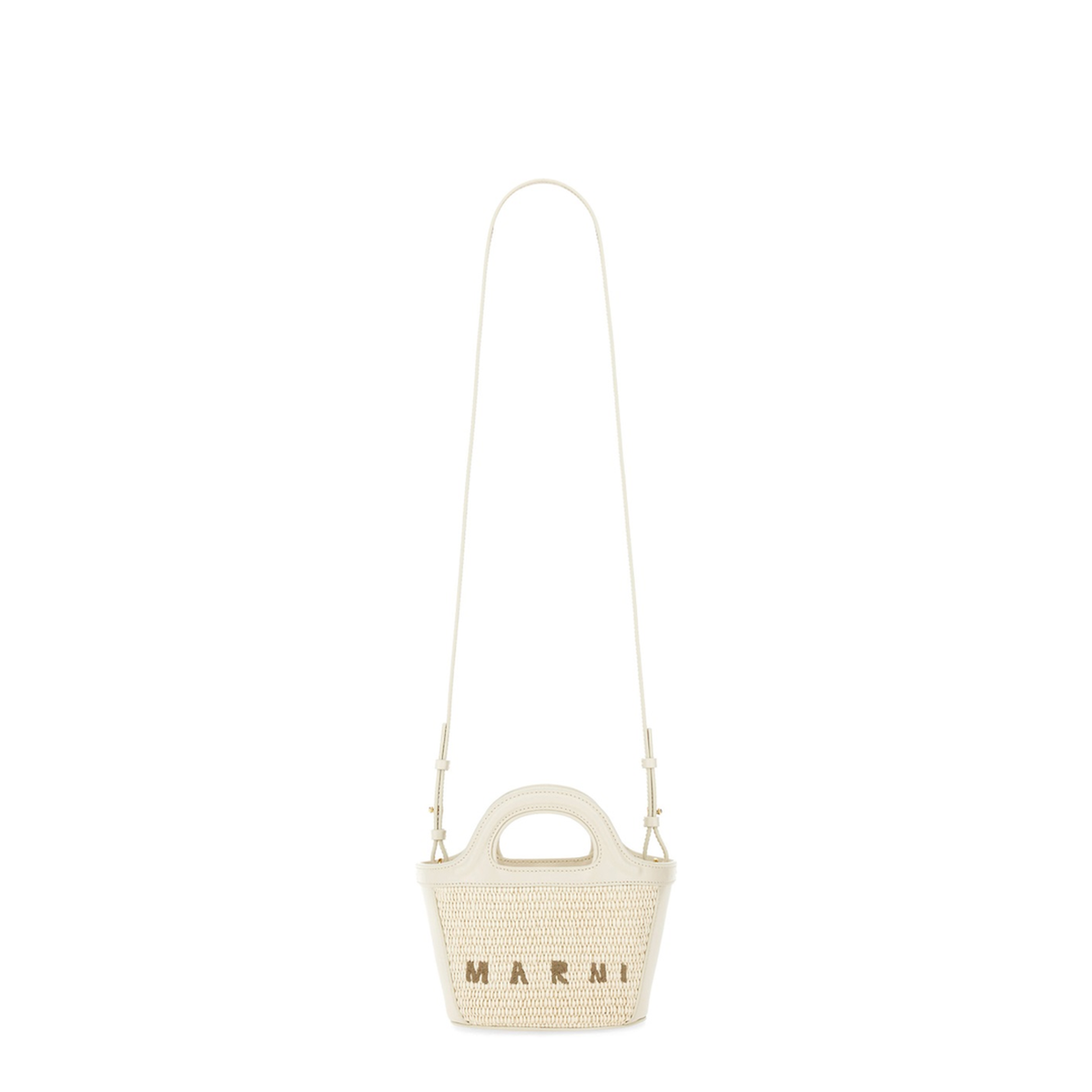 Tropicalia Micro Raffia-Effect Handbag - Shell (Ivory/Off-white) - Image 4