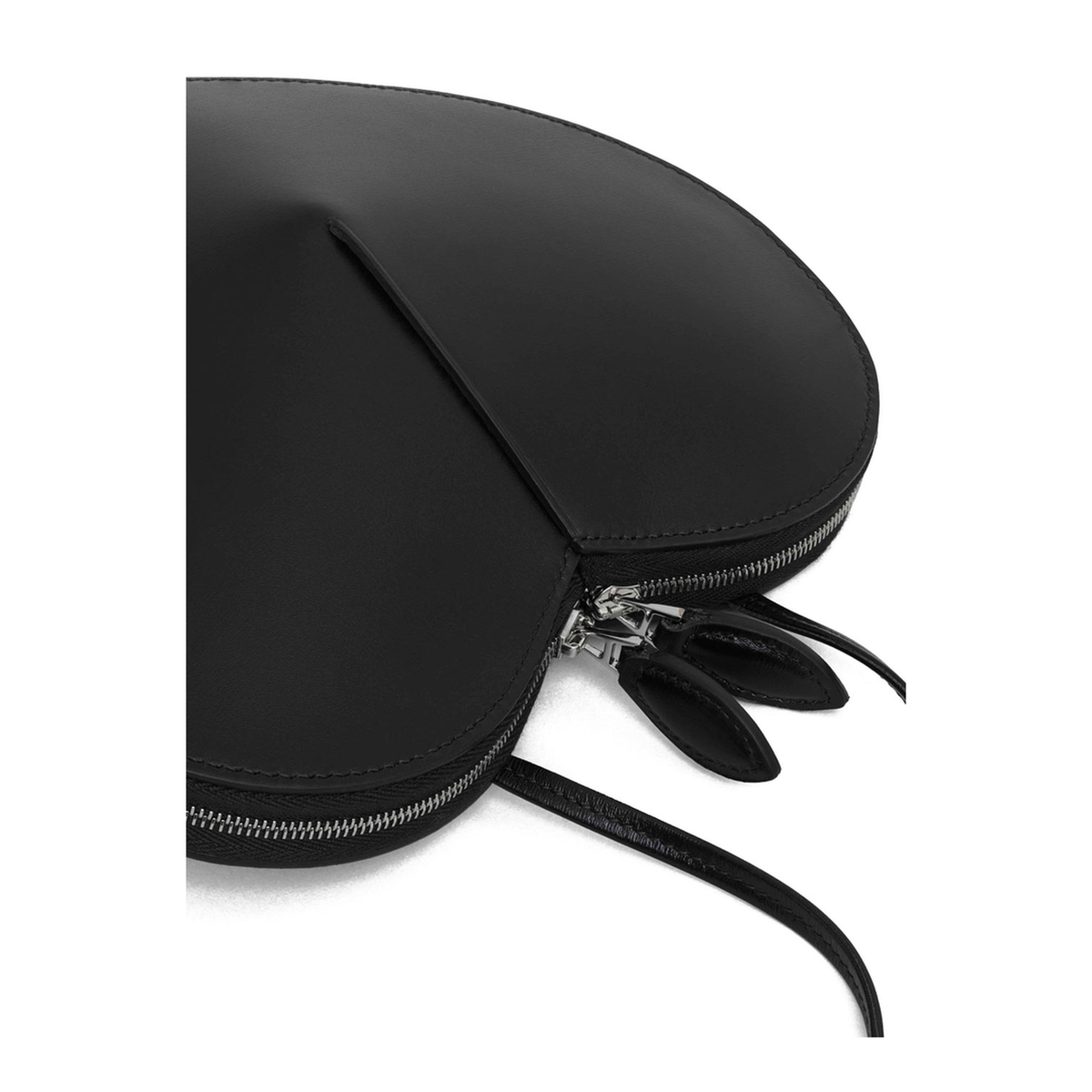 Le Cœur Bag in Calfskin - Noir - Image 4