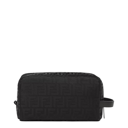 FF Medium Polyester Toiletry Case - Black - Image 2