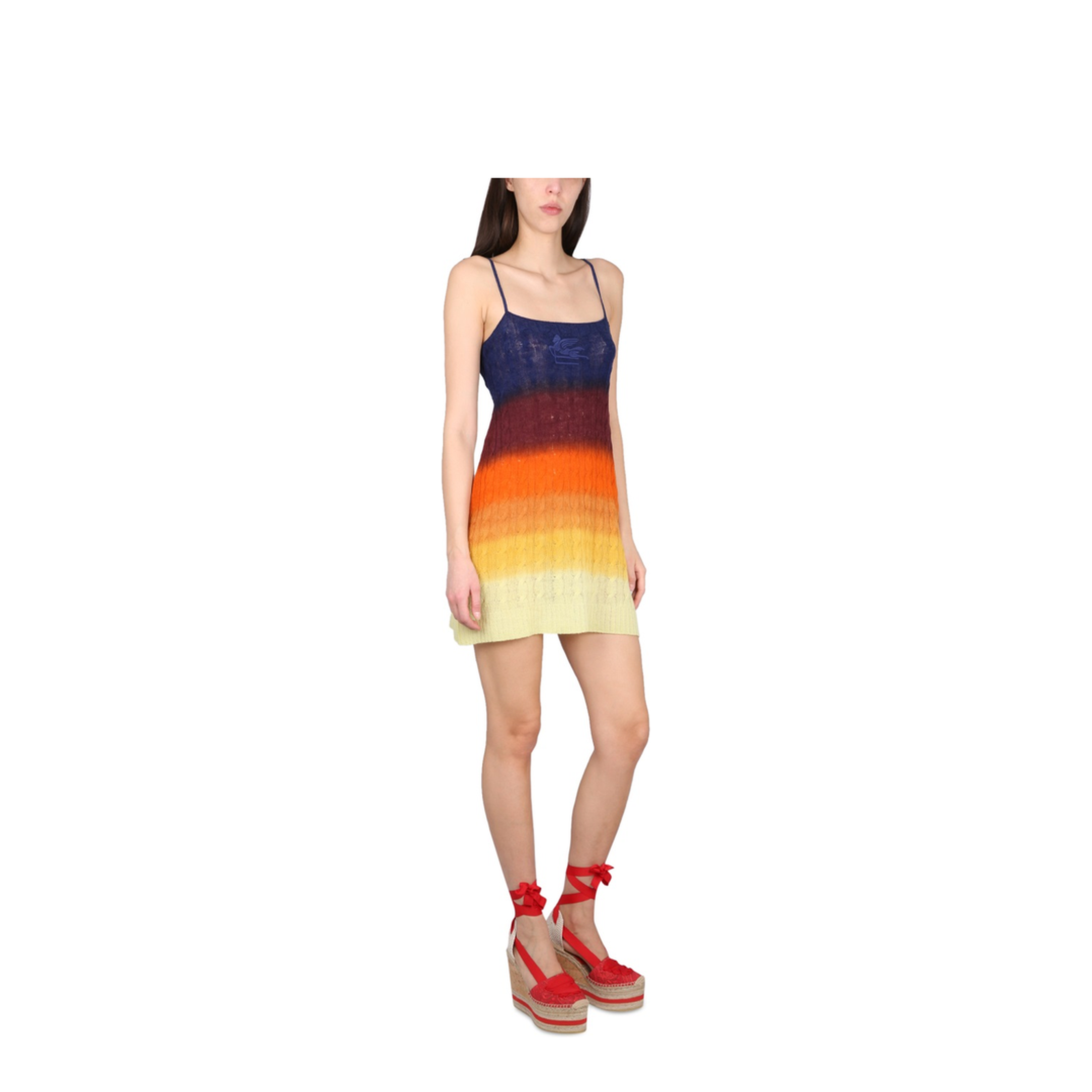 Shaded Braided Wool Mini Dress - Image 2