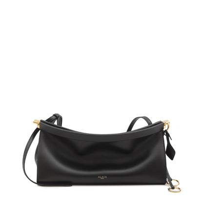 Le Click East West Medium Calfskin Shoulder Bag - Noir - Image 1