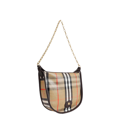 Highlands Mini Canvas Chain Bag - Sand Beige - Image 1