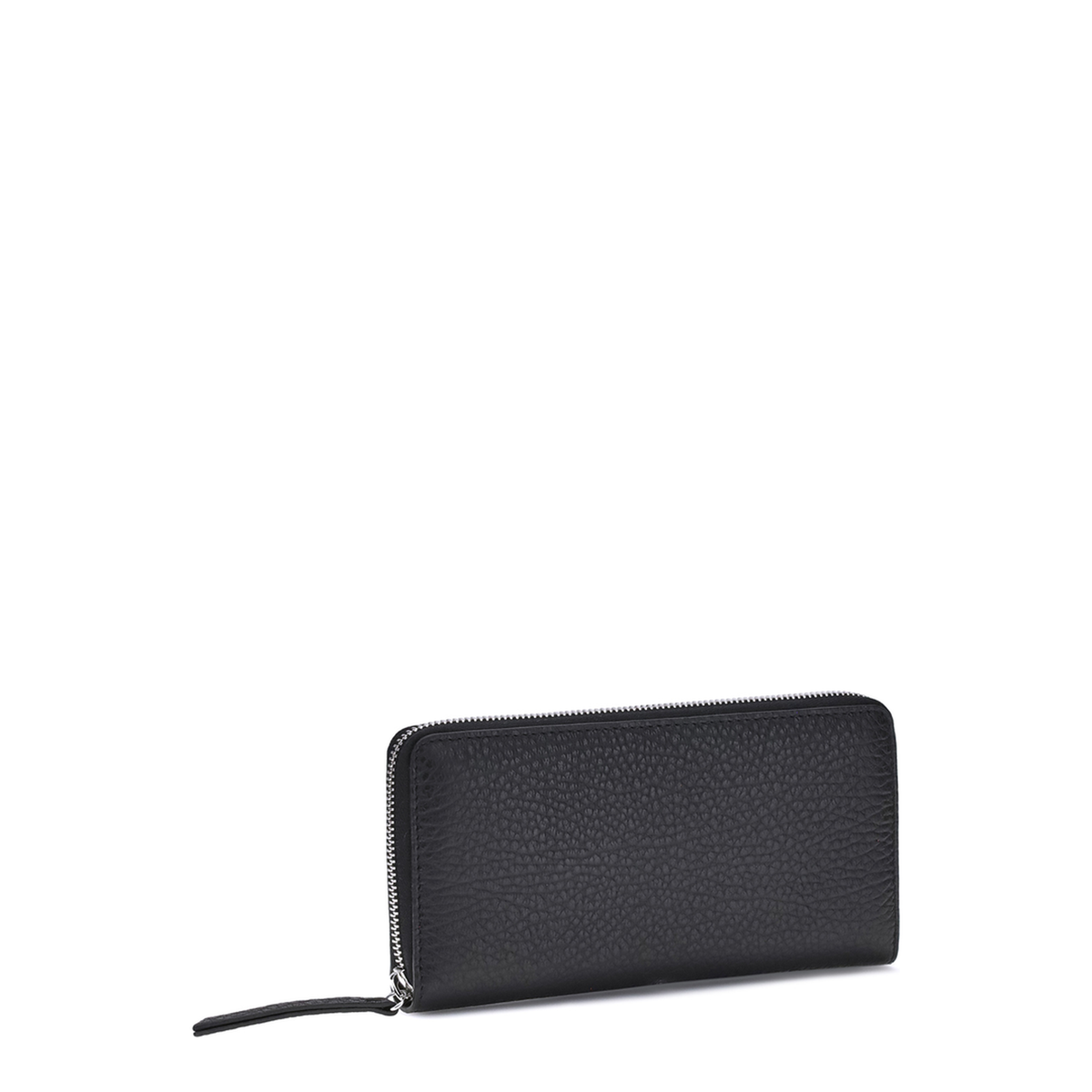 Four Stitches Calfskin Zip-Around Wallet - Black (Negro) - Image 2