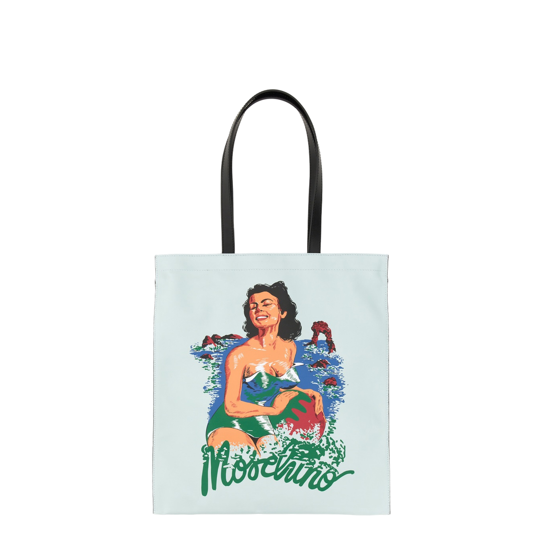 Hawaiian Print Tote Bag - Image 1