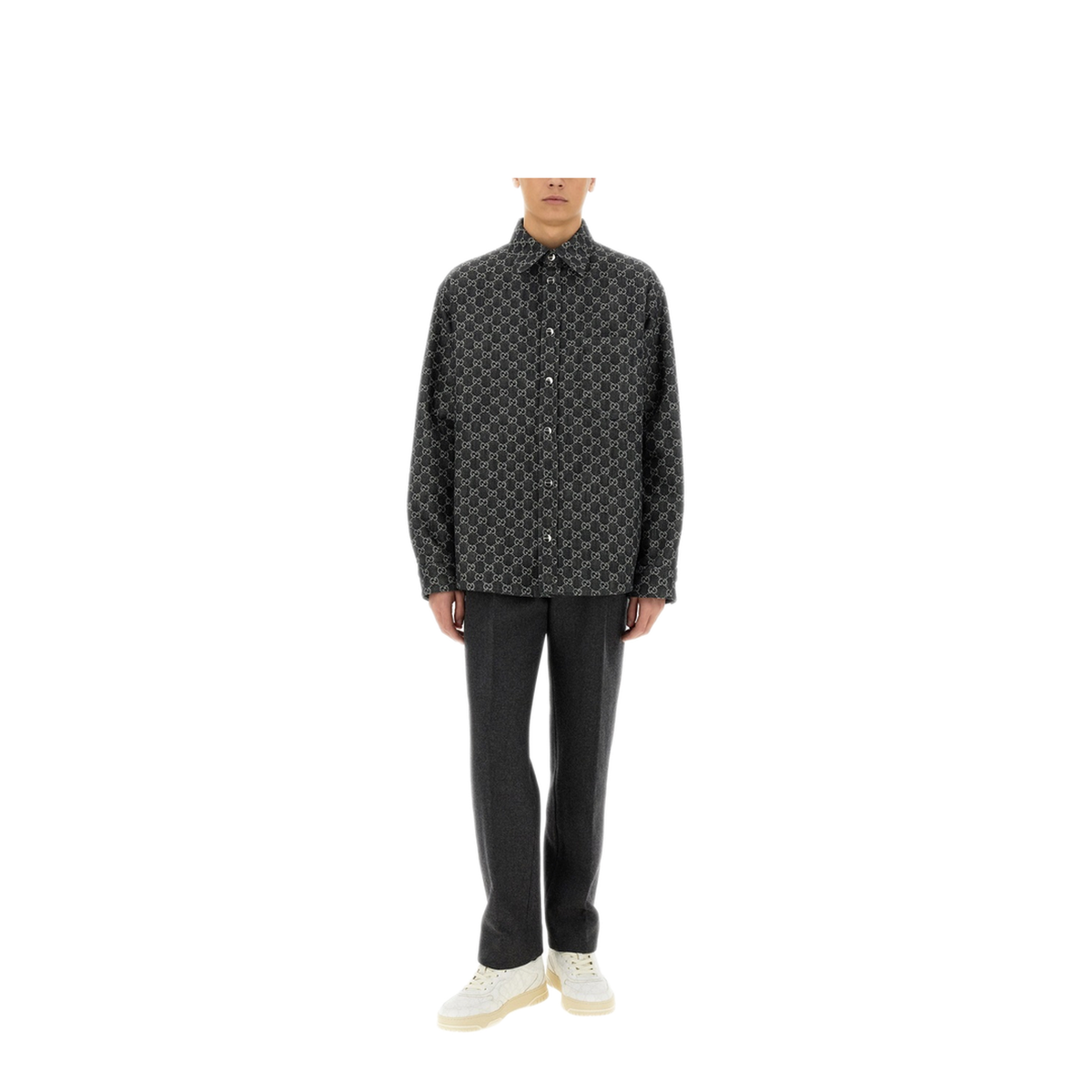 Embroidered Denim Shirt - Image 2