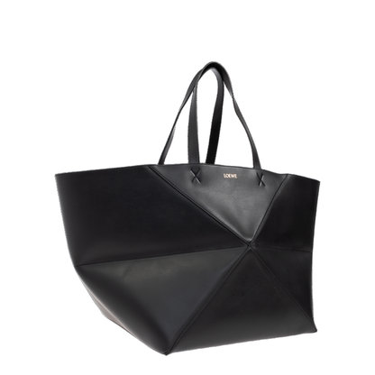 Puzzle Fold XXL Shopper Bag Black - Image 4
