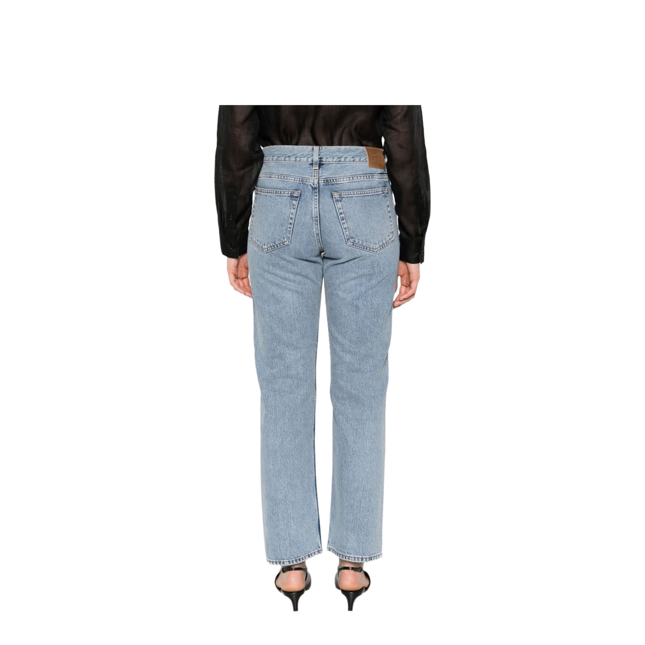 Blue Low Straight Jeans - Image 3