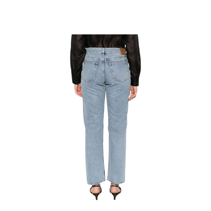 Blue Low Straight Jeans - Image 3