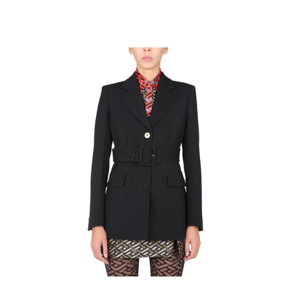 Jacket With Medusa Button - Image 1