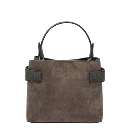 Top-Handle Essence Small Bag With Precious Bands - Image 2