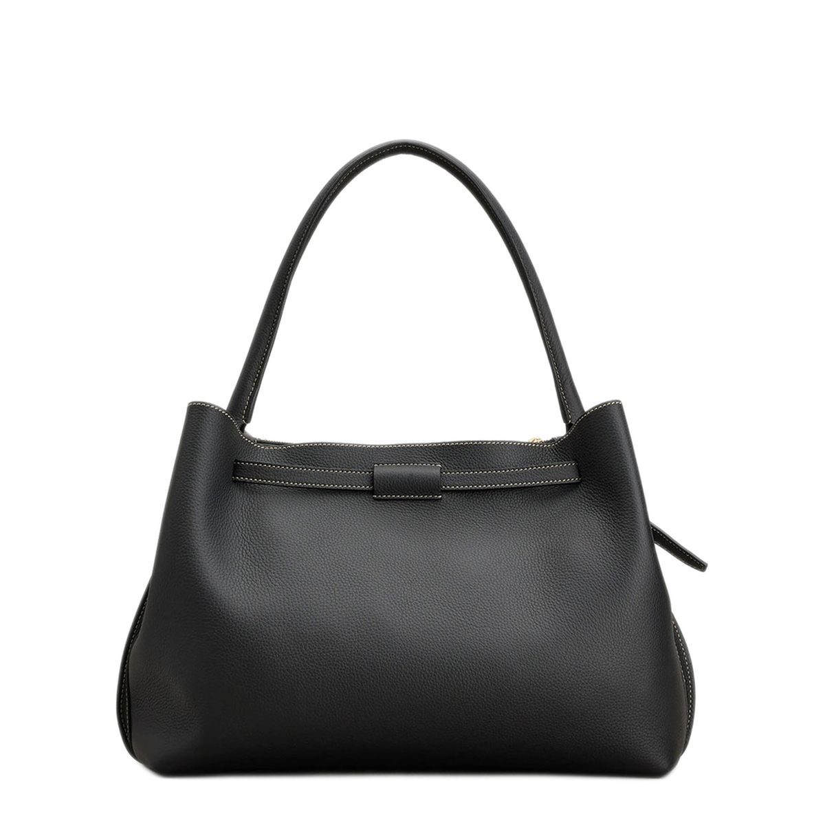 T Timeless Small Calfskin Top-Handle Bag - Black - Image 2