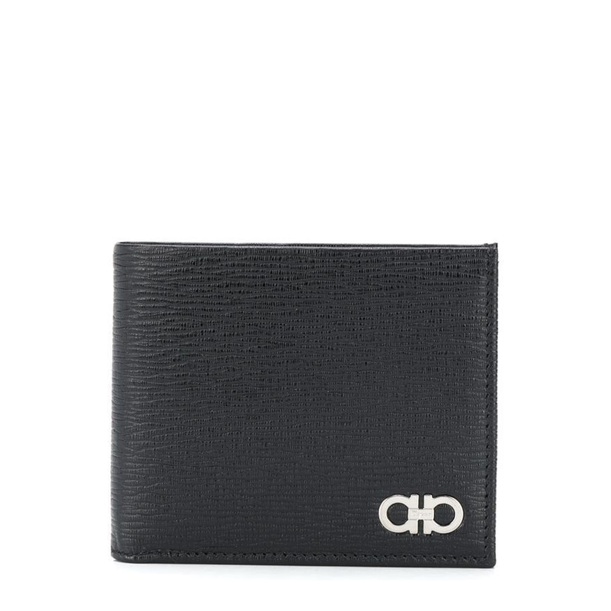 Two-Tone Bi-Fold Leather Wallet - Image 1