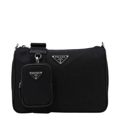 Prada Re-Nylon And Saffiano Crossbody Bag - Image 1
