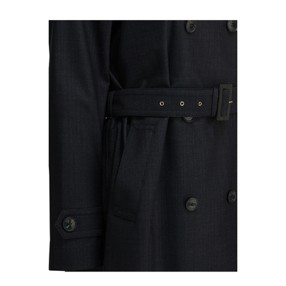 Trench Coat With Belt - Image 4