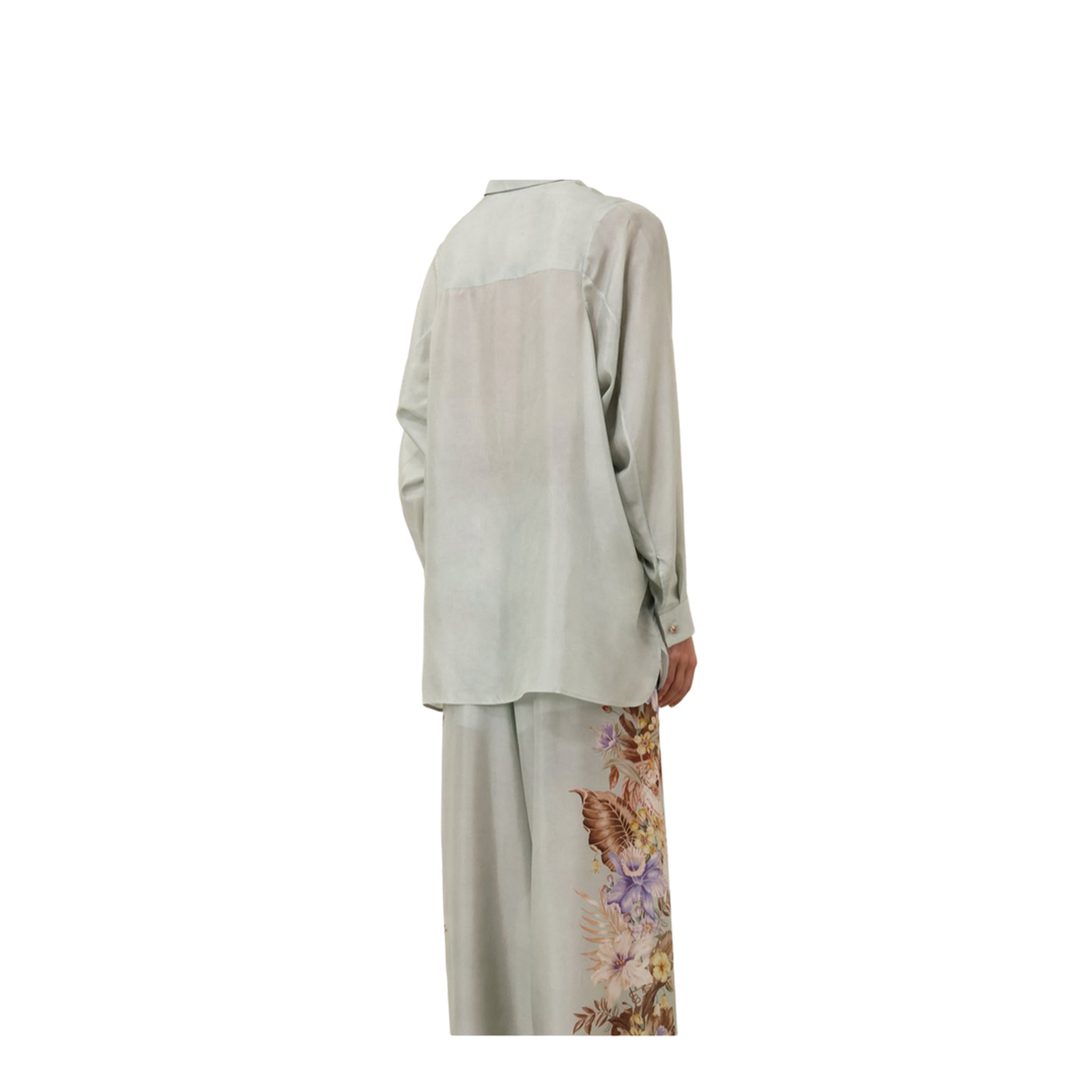 Coco Printed Silk Shirt - Image 5
