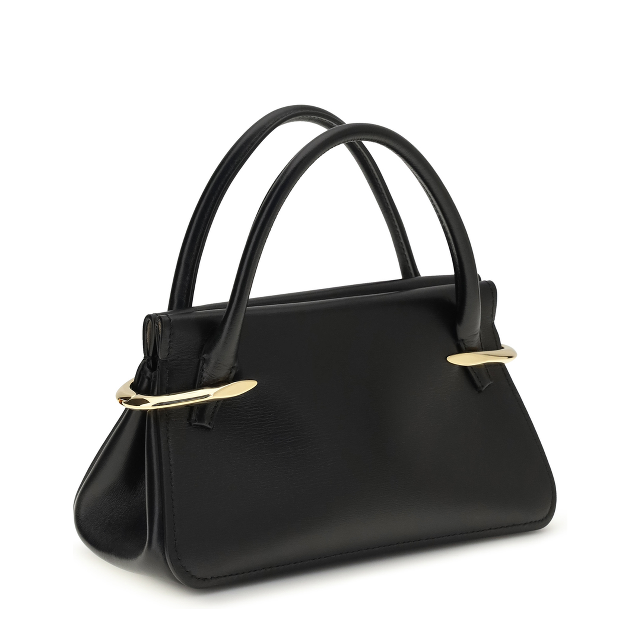 Mini Pinch Leather Satchel - Image 3
