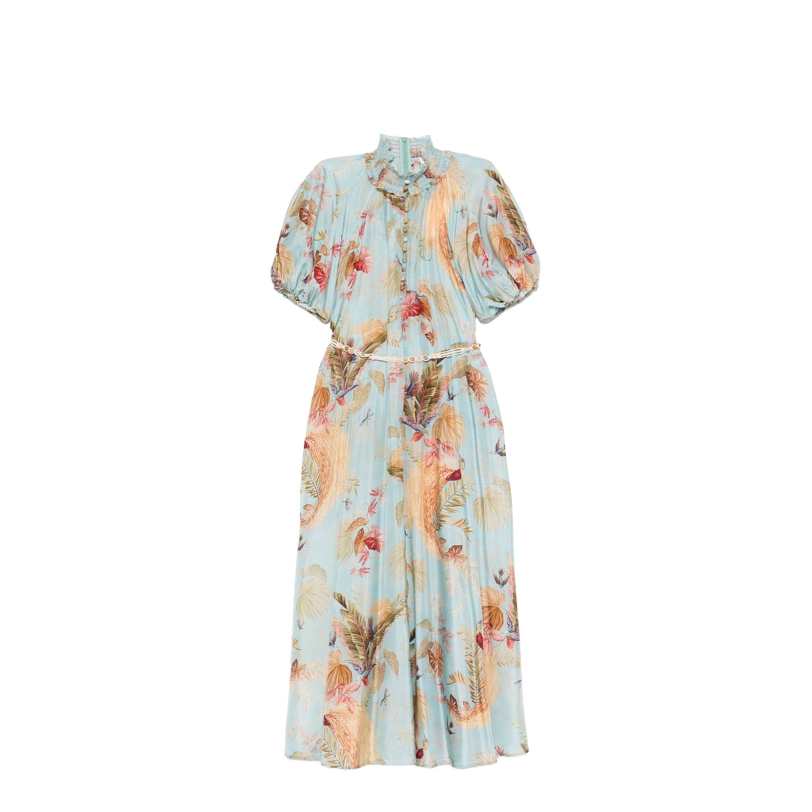 Ascension Printed Silk Dress - Image 1