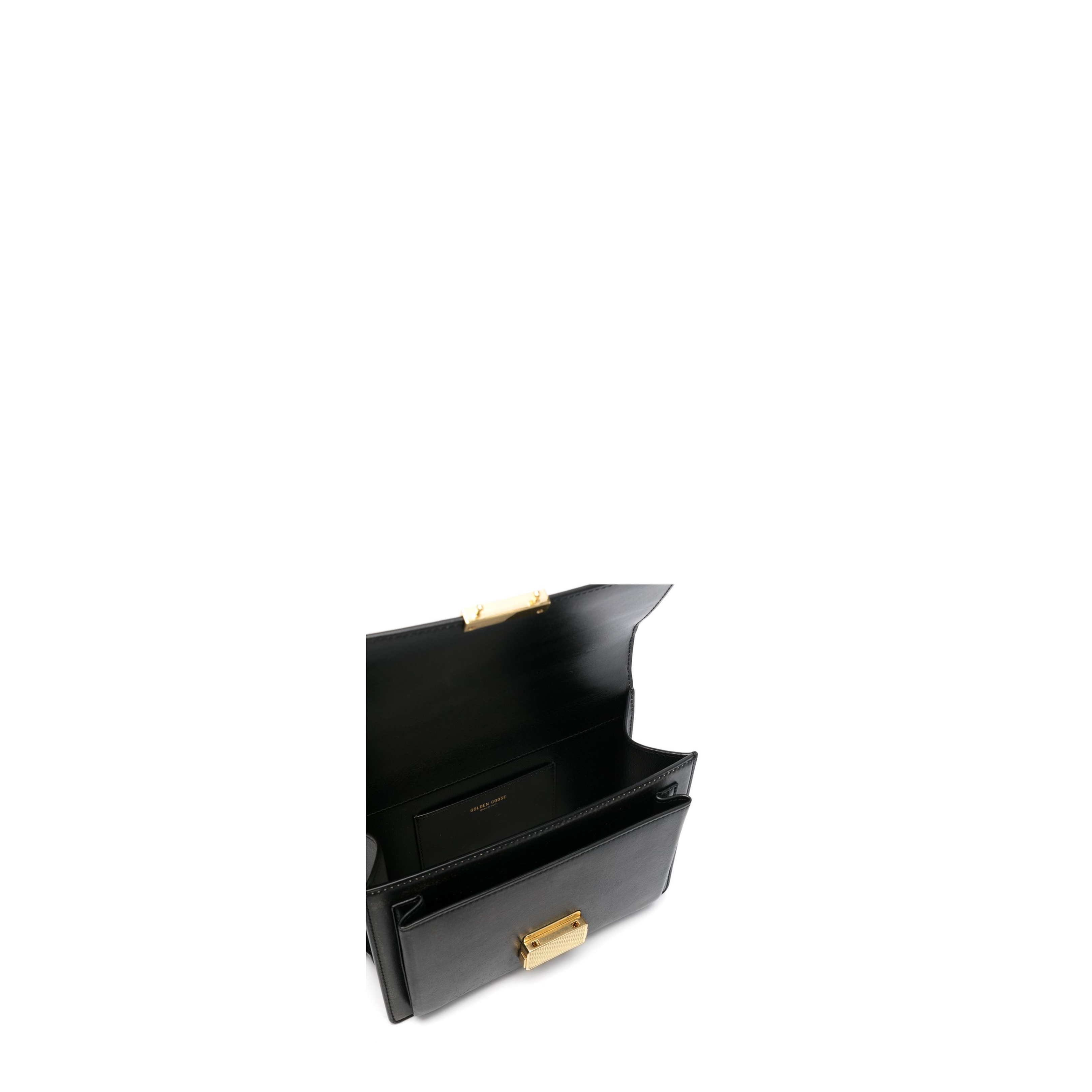Black Leather Venezia Handbag - Image 3