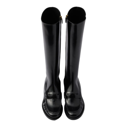 Leather Loafers Boots - Image 3