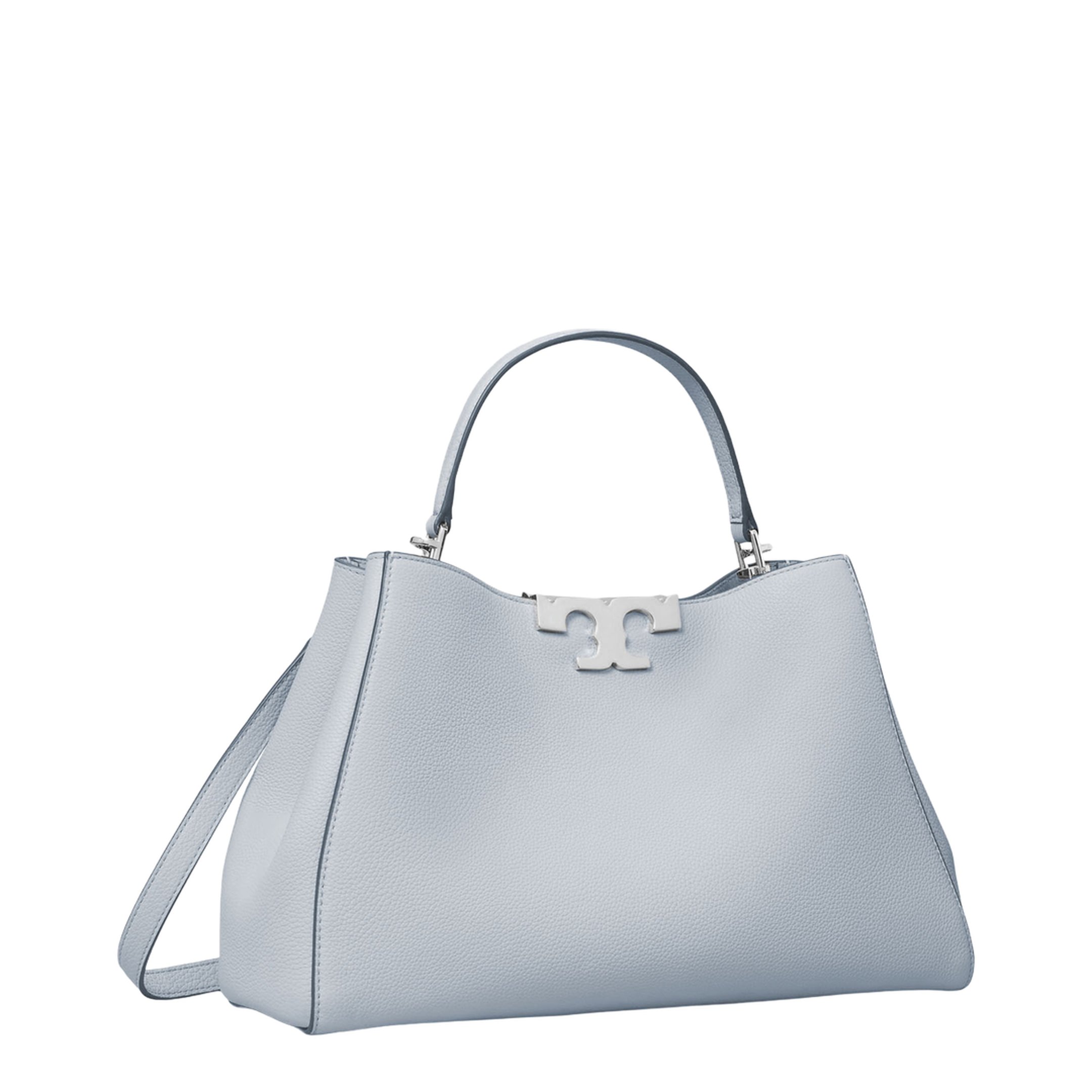 Eleanor Leather Handbag - Light Blue - Image 2