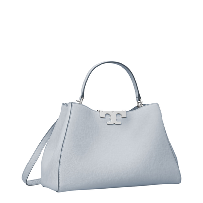 Eleanor Leather Handbag - Light Blue - Image 2