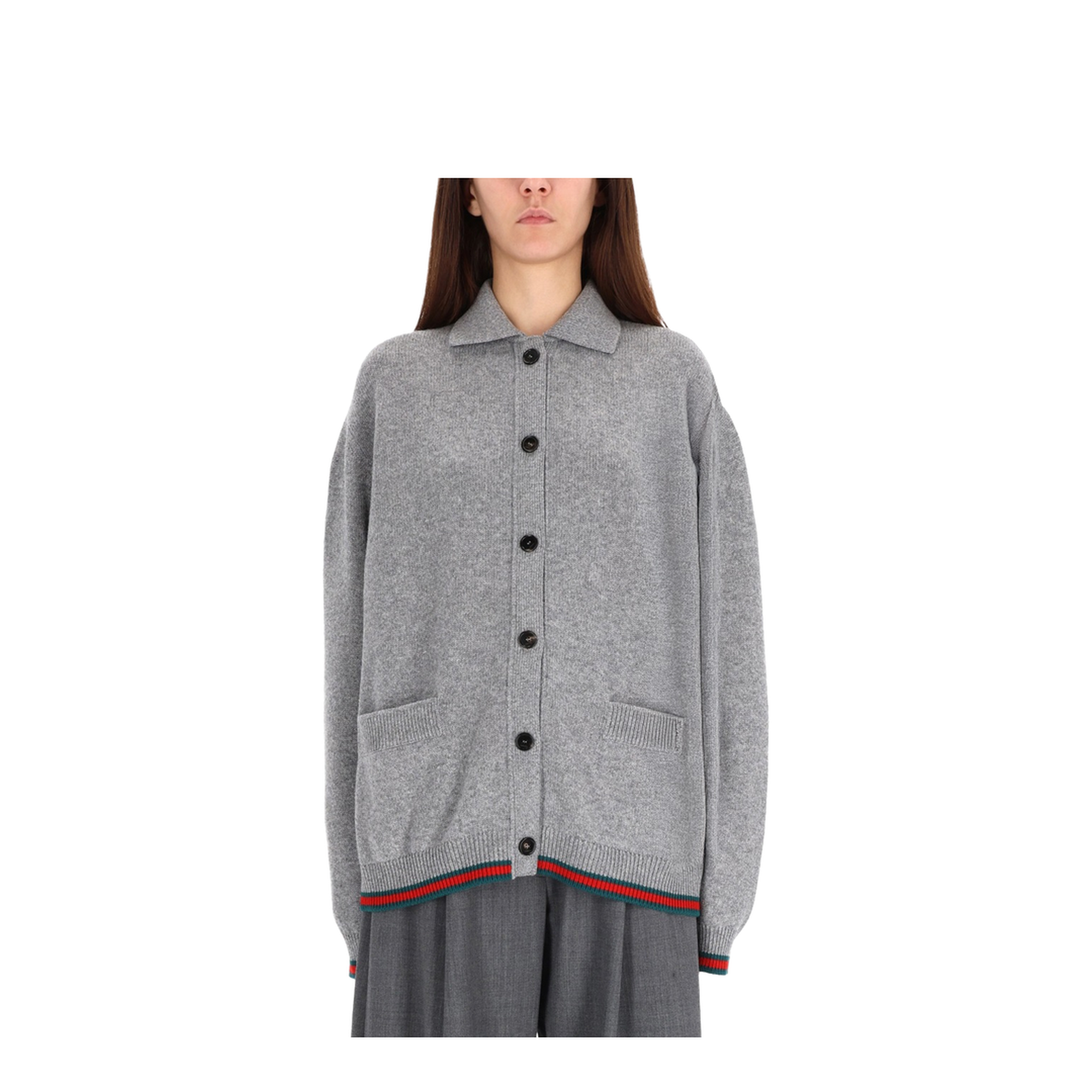 Wool and Cashmere Cardigan - Image 1