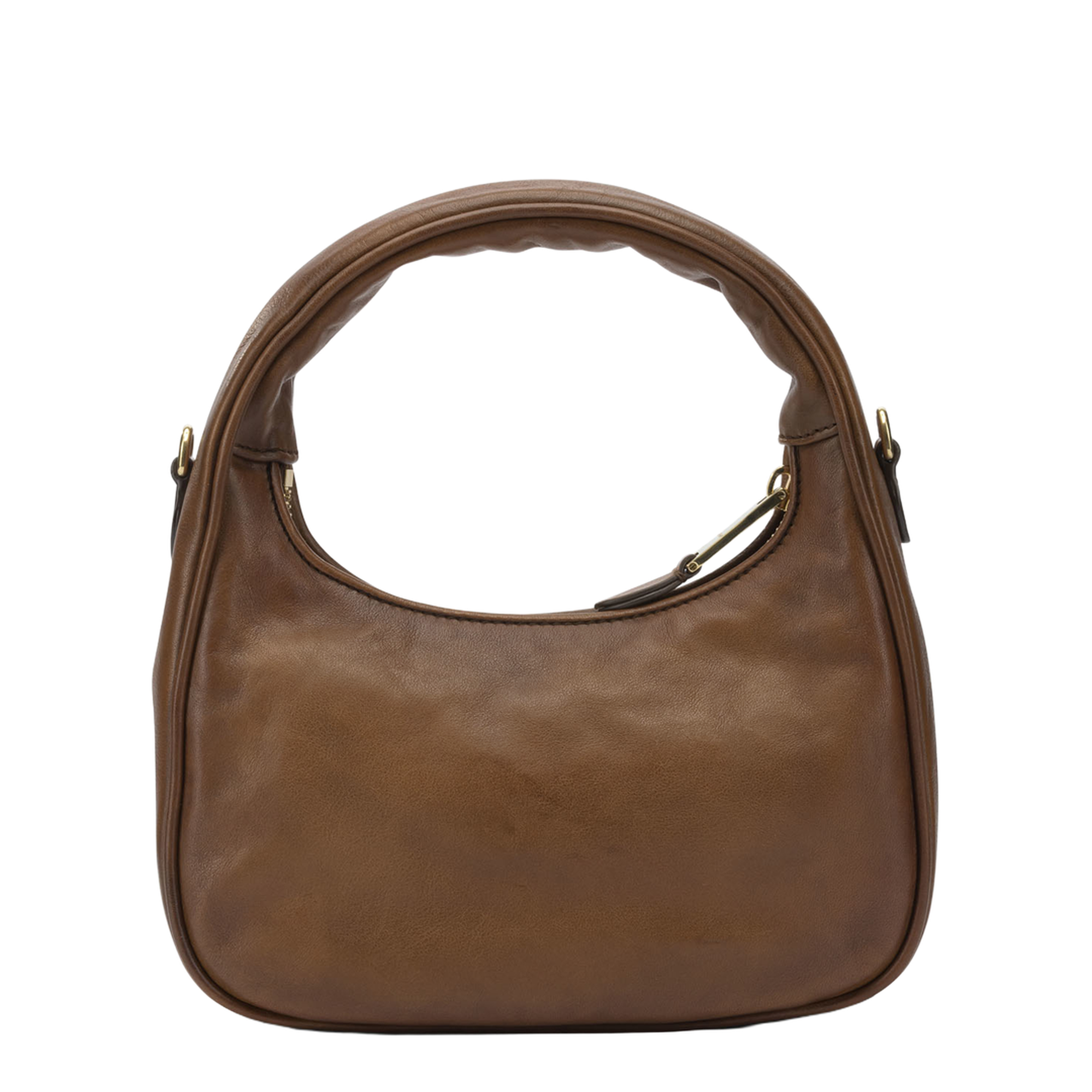 Wander Medium Calfskin Shoulder Bag - Cognac - Image 3