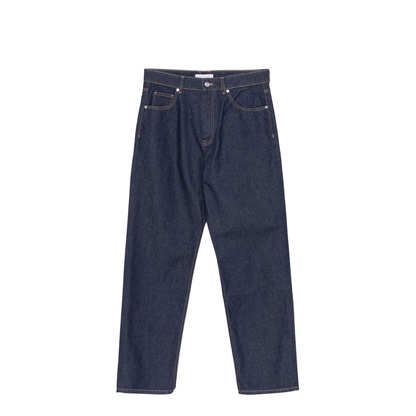 Indigo Blue Denim Straight Leg Jeans - Image 1
