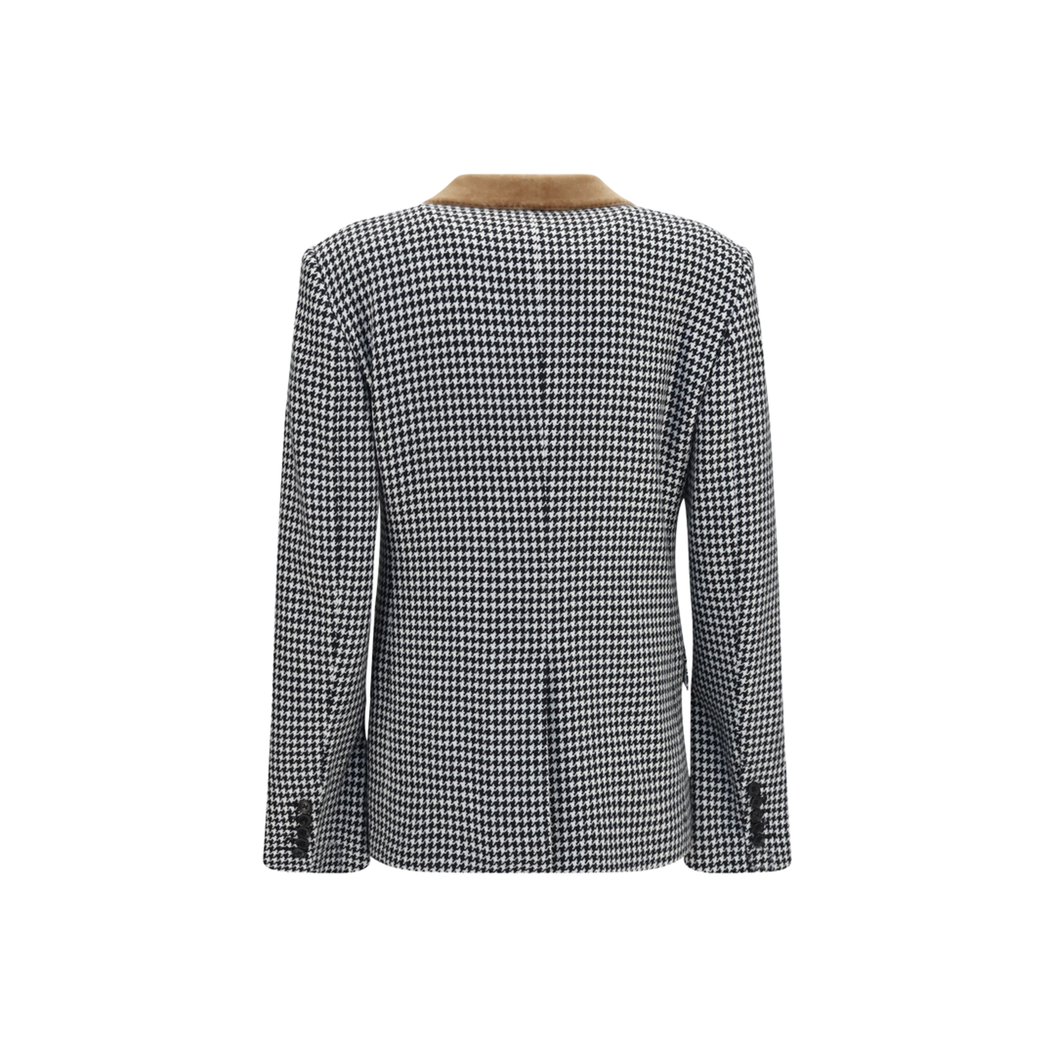 Houndstooth Cashmere Jacket - Image 2