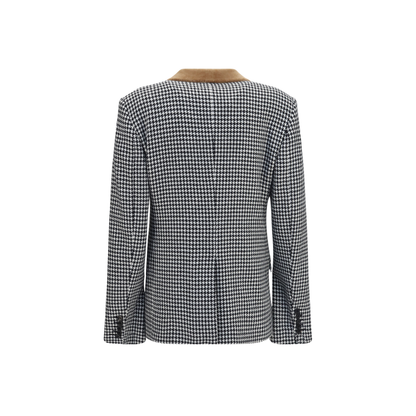 Houndstooth Cashmere Jacket - Image 2