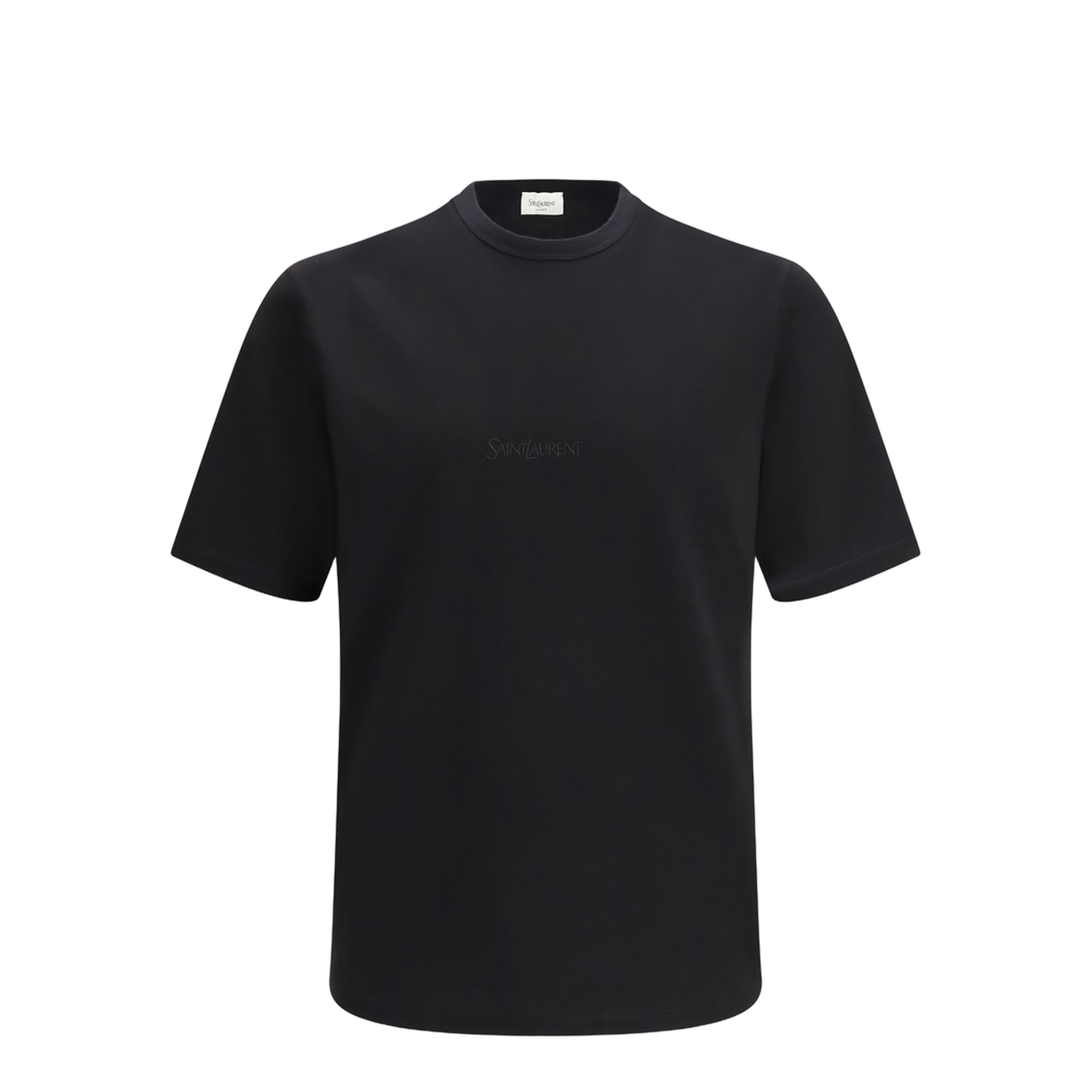 Cotton Jersey T-Shirt with Embroidered Logo - Image 1
