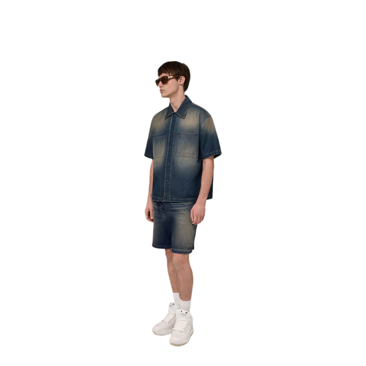 Drawstring Denim Shorts - Image 3