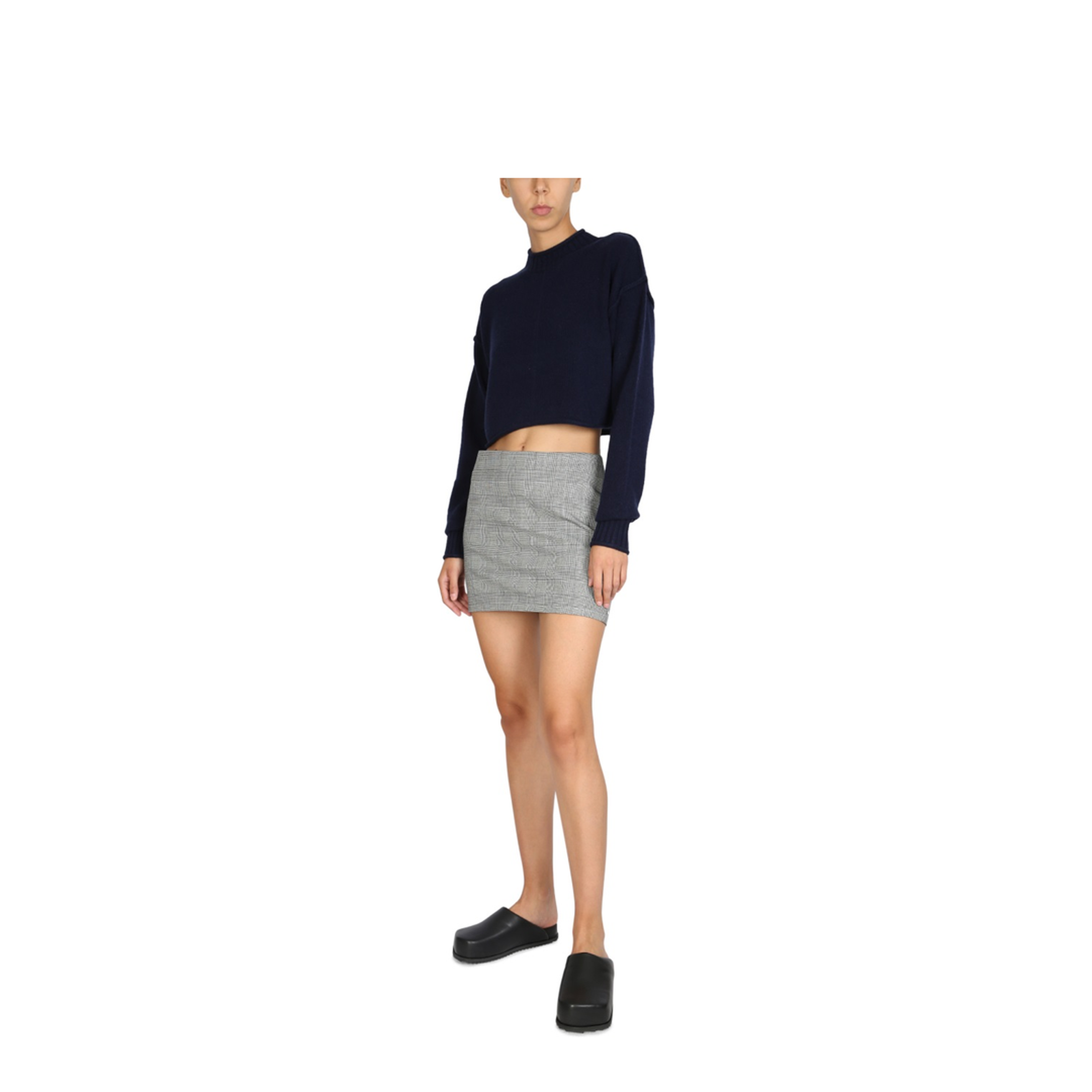 Wool and Cashmere Crew Neck Sweater - Image 2