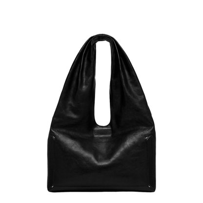 Box Bag Medium Ovine Leather Top Handle Bag - Noir - Image 1
