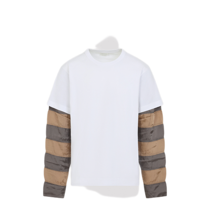 Heedar Ls White Cotton T Shirt - Image 3