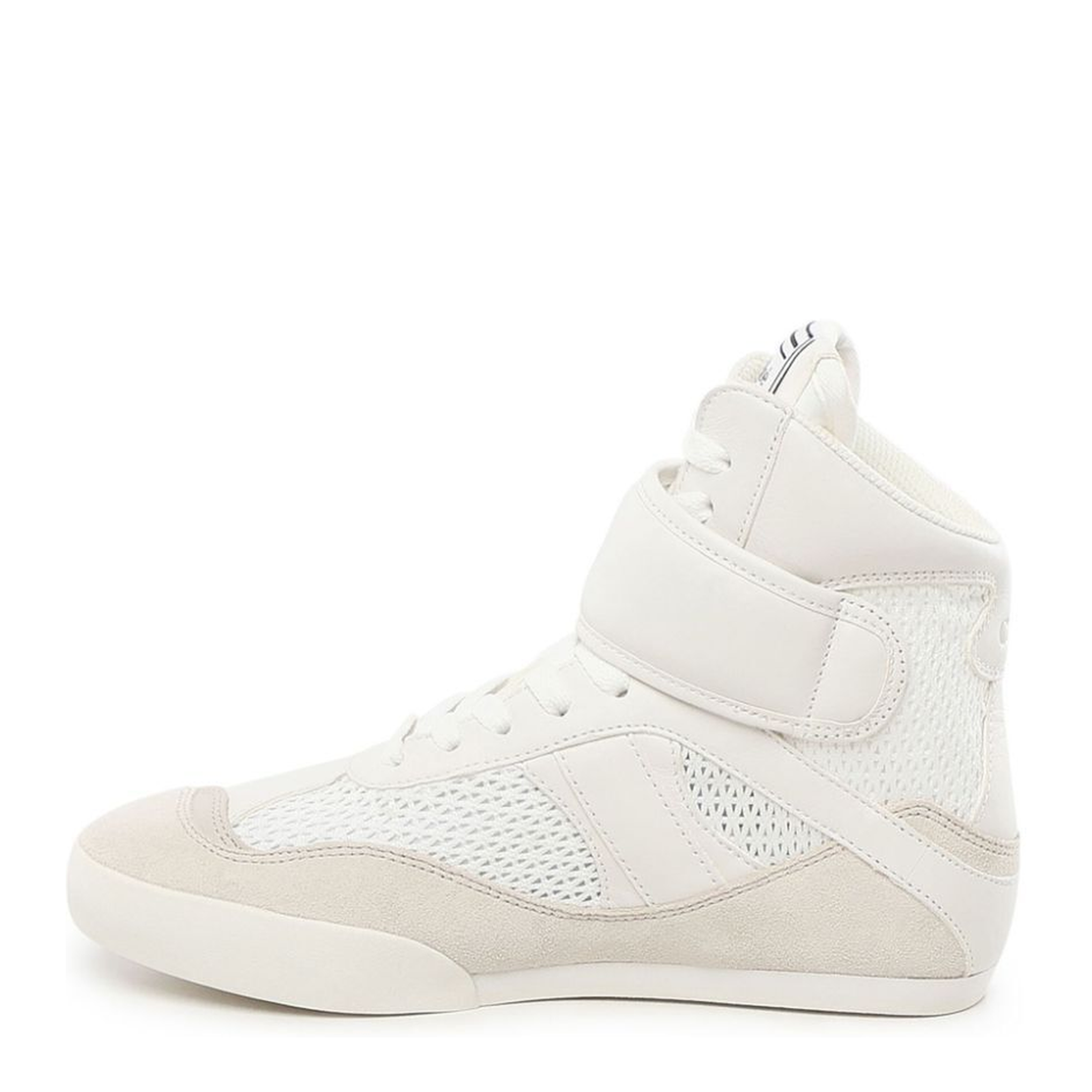 Mesh And Suede Kick High-Top Sneakers - Image 4