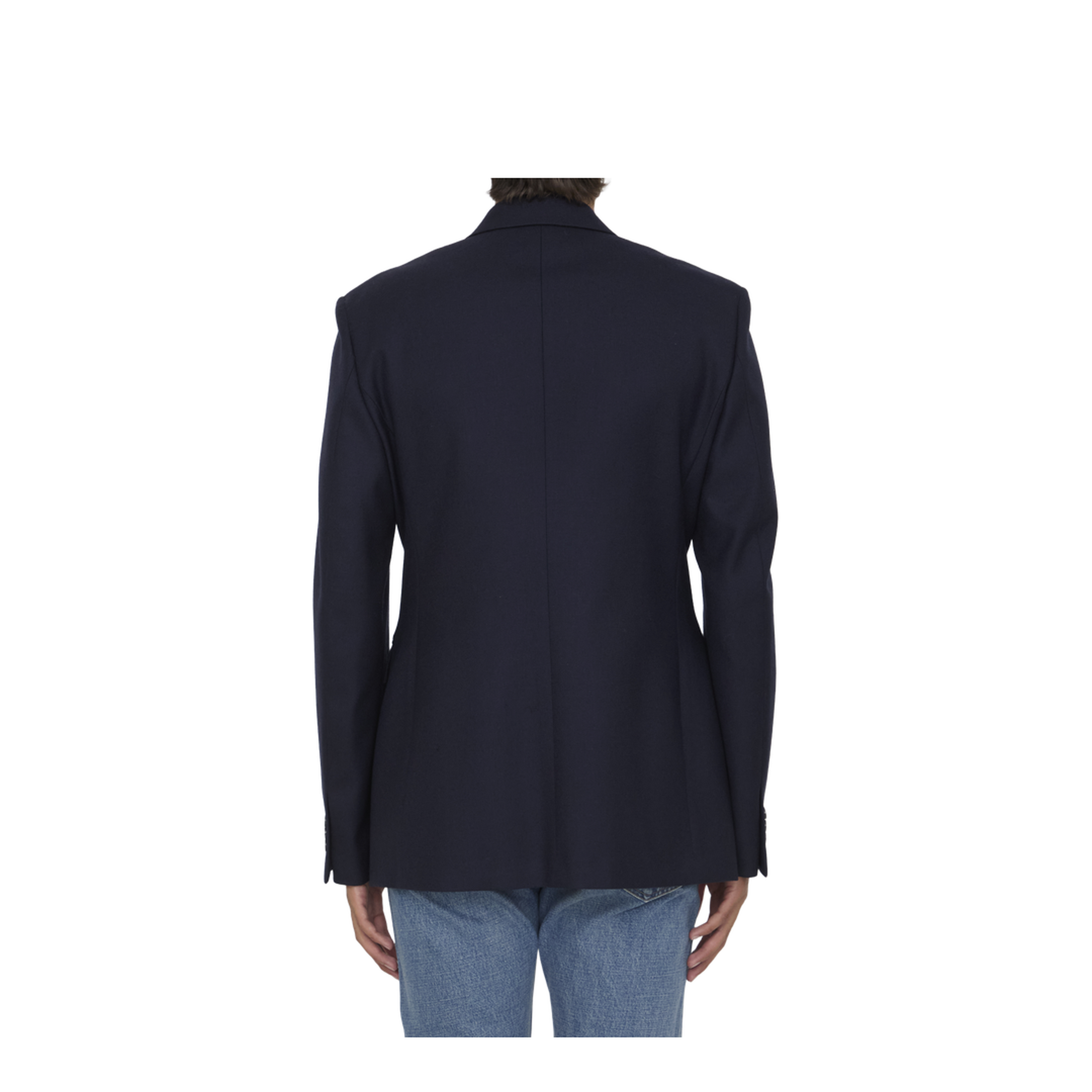 Wool Double-Breasted Jacket - Image 4