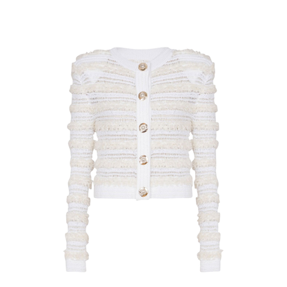 Structured Shoulder Long Sleeve Top - Image 1