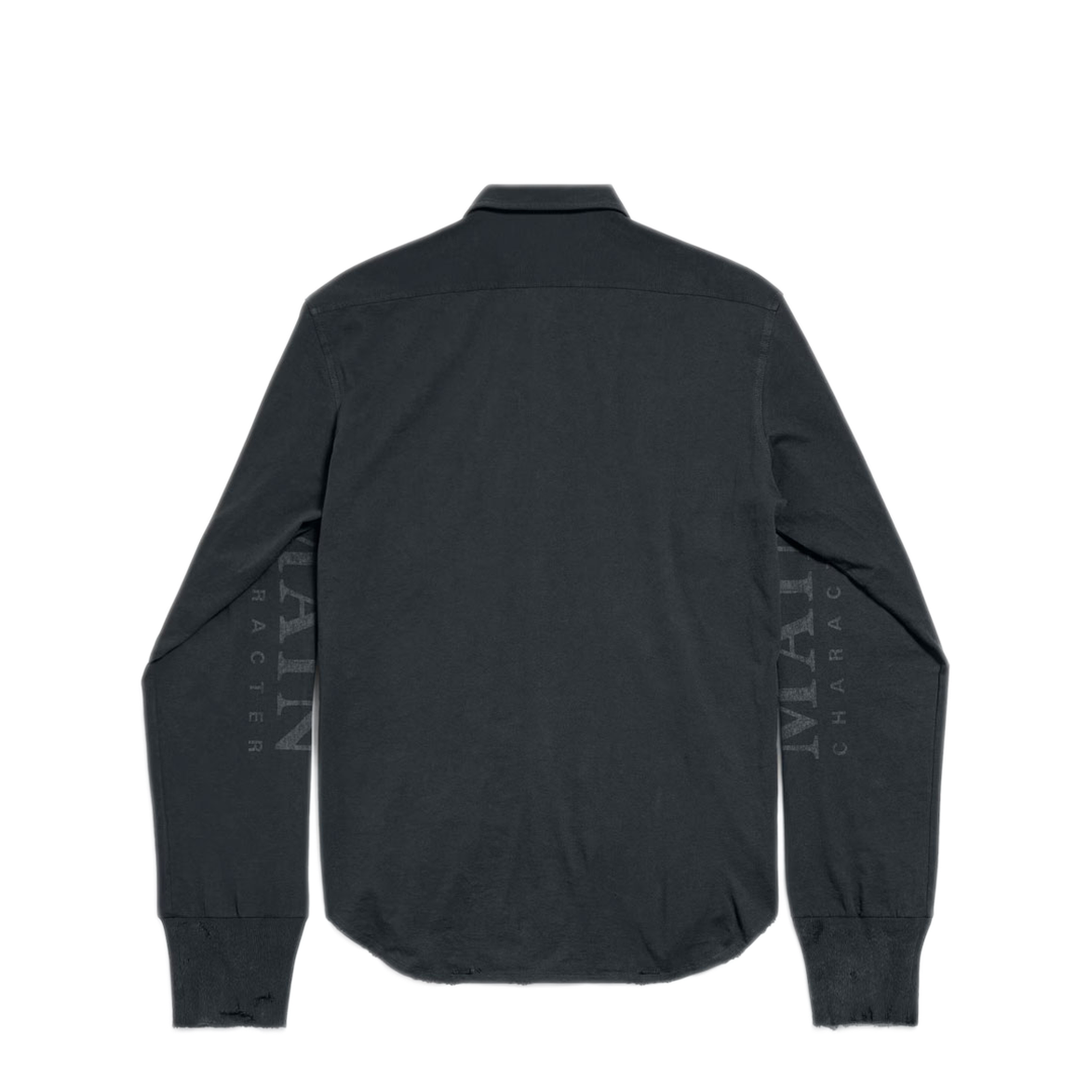 Main Character Artwork Long-Sleeved Jersey Polo Shirt - Image 2