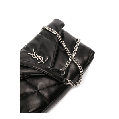 Toy Puffer Lambskin Shoulder Bag - Black - Image 2
