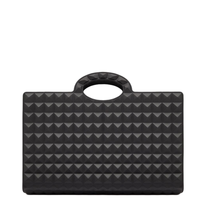 Black Rubber Le Troisième Shopping Bag - Image 1